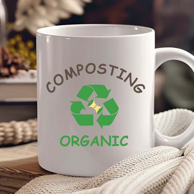 Caneca De Café compostagem compostadora de compostagem agricultur (Criador carregado)