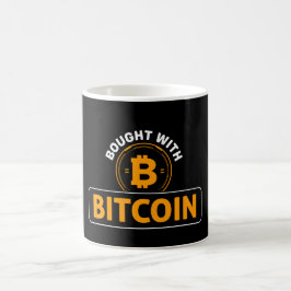 CANECA DE CAFÉ COMPRADO COM CAFÉ DE BITCOIN
