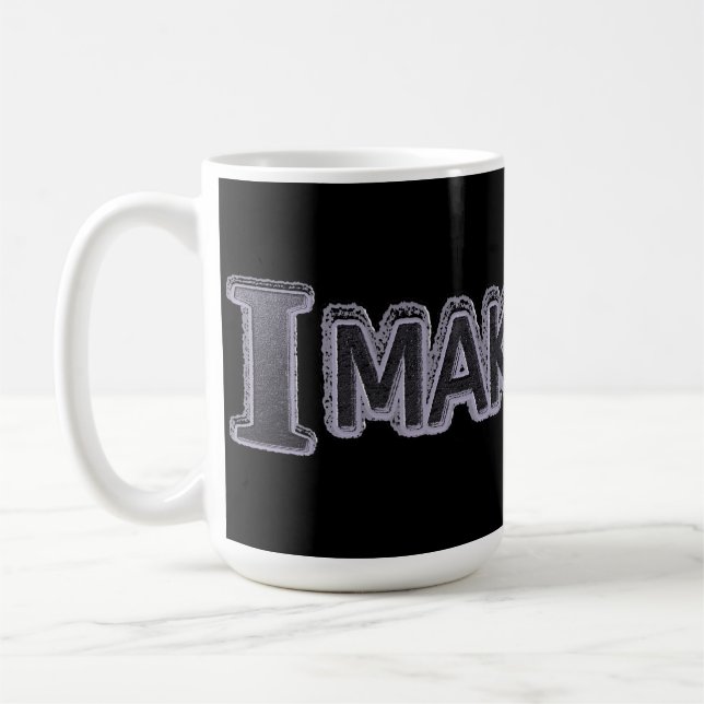 Caneca De Café Comprar "Make Sense" de Design de Expressão Bela (Esquerda)