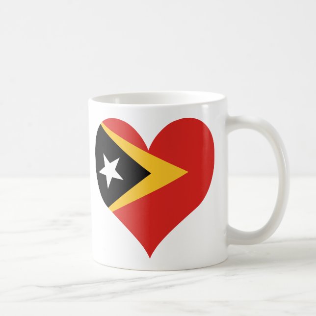 Caneca De Café Compre a bandeira de Timor-Leste (Direita)