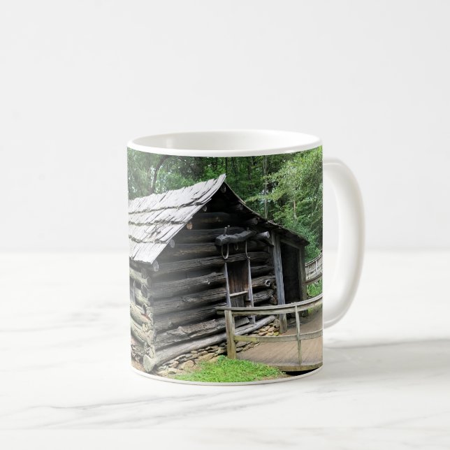 Caneca De Café Compro Blacksmith em Mabry Mill, Virginia (Frente Esquerda)