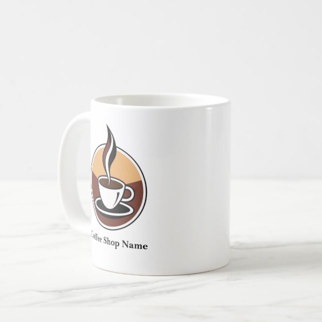 Caneca De Café Compro profissional Compre de Café Simples Moderno (Frente Esquerda)