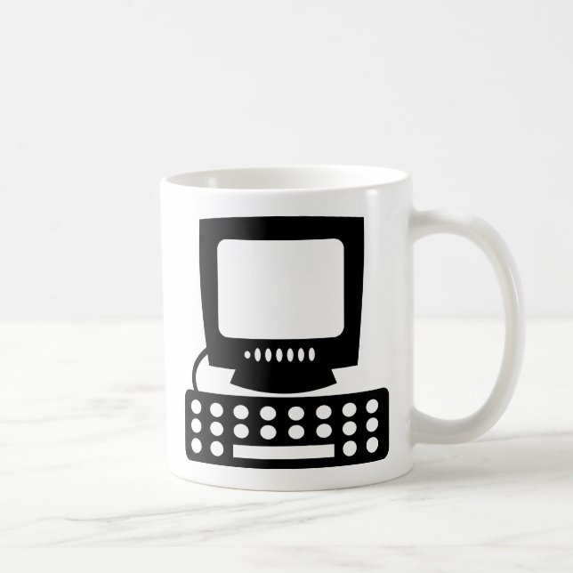 Caneca De Café Computador (Direita)