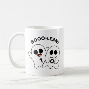 Caneca De Café Computador Engraçado Boo-lean Ghost Boolean Pun