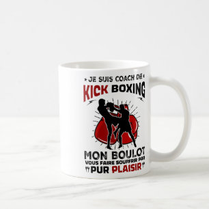 Caneca De Café Comt Boxer Vs Treinador