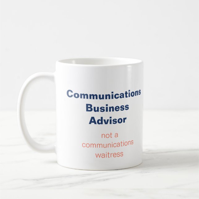 Caneca De Café Comunicação Advisor Mug (Esquerda)