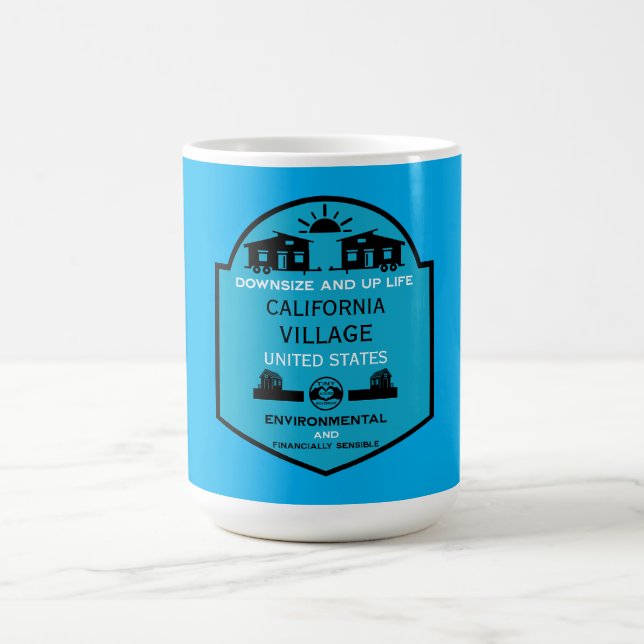 Caneca De Café Comunidades de Casa Pequena Editáveis (Centro)