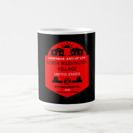 Caneca De Café Comunidades de Casa Pequena Editáveis