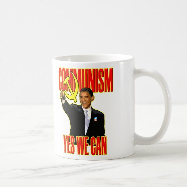 Caneca De Café COMUNISMO sim que nós PODEMOS agredir (Direita)