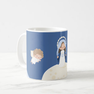 Caneca De Café Conceição Imaculada Kawaii de Maria