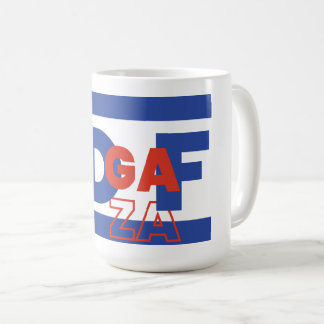 Caneca De Café Conceito IDF e IDGAF conflito israelita na Palesti