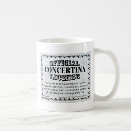 Caneca De Café Concertina License