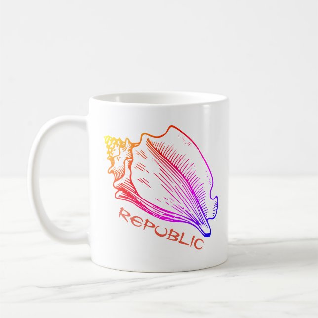 Caneca De Café Conch Republic Coffee Mug (Esquerda)