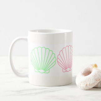Caneca De Café Conchas
