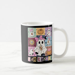 Caneca De Café Conchas Assustadoras de Fantasmas do Halloween Mex