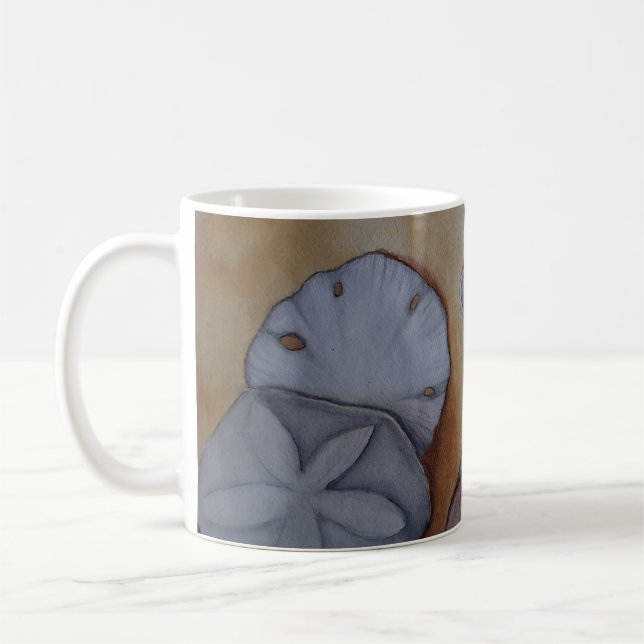 Caneca De Café Conchas na costa (Esquerda)