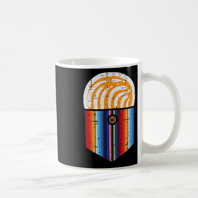 Caneca De Café Conchas Serape Pocket Cinco De Mayo Mexicano Fiest (Direita)