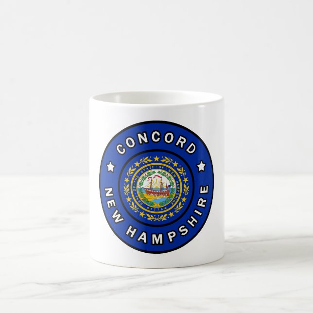 Caneca De Café Concord New Hampshire (Centro)