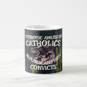 CANECA DE CAFÉ CONDENADOS CRISTÃOS EVANGÉLICOS DHS CBP JESUS CHOR