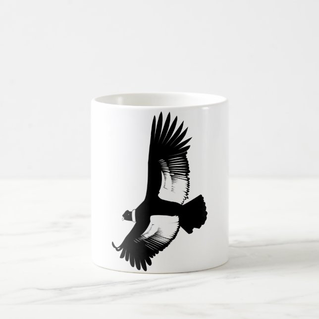 Caneca De Café Condor andino de voo (Centro)