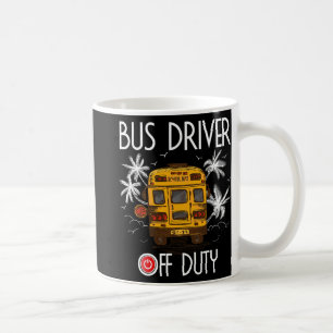 Caneca De Café Condutor Desligado No Último Dia Do Verão Escolar