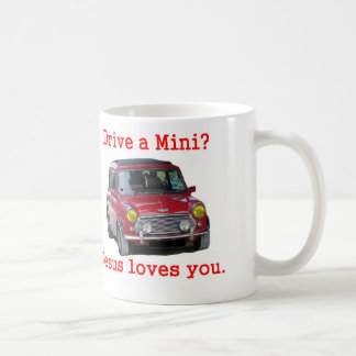 Caneca De Café Conduza um mini? Jesus ama-o
