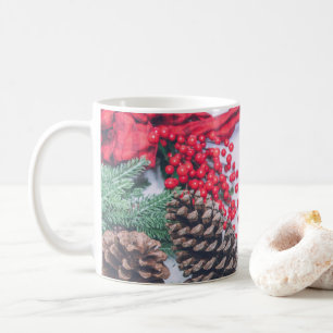 Caneca De Café Cone de pinheiro Feriado