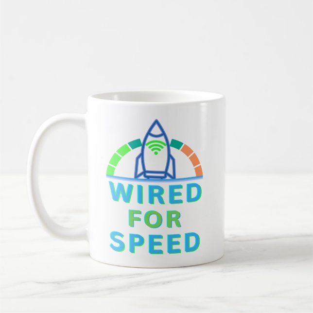Caneca De Café Conectado à Velocidade (Esquerda)