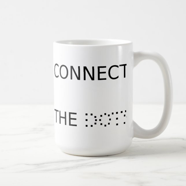 Caneca De Café Conecte os pontos (Direita)