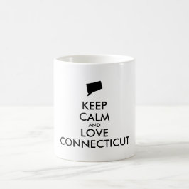 Caneca De Café CONECTICUTA DE AMOR E CALMA DE MANUTENÇÃO personal