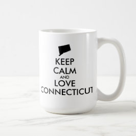 Caneca De Café CONECTICUTA DE AMOR E CALMA DE MANUTENÇÃO personal