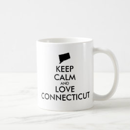 Caneca De Café CONECTICUTA DE AMOR E CALMA DE MANUTENÇÃO personal