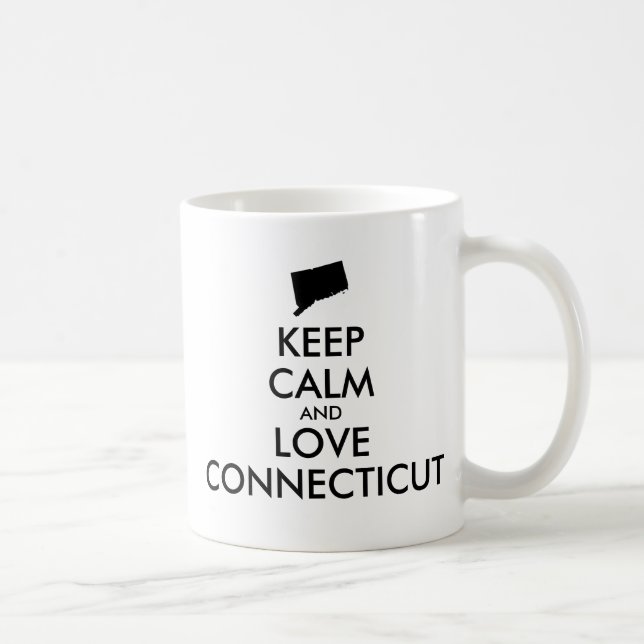 Caneca De Café CONECTICUTA DE AMOR E CALMA DE MANUTENÇÃO personal (Direita)