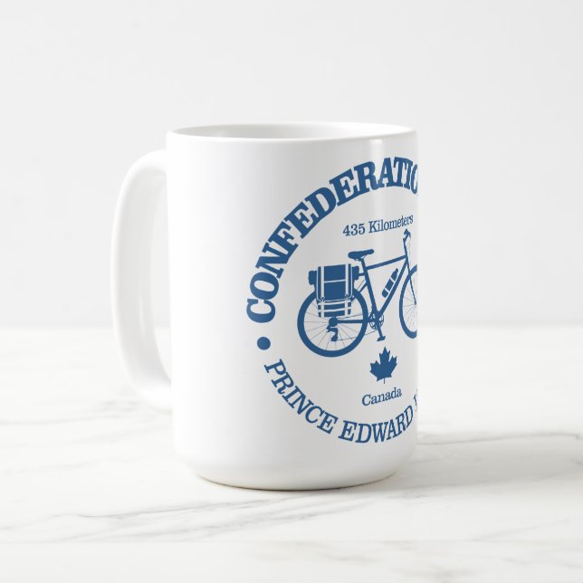 Caneca De Café Confederação Trilha (ciclismo) (Frente Esquerda)