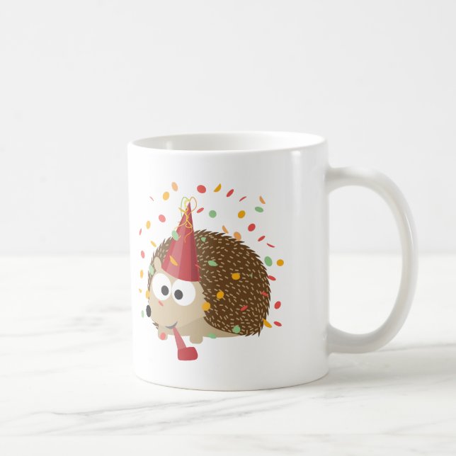 Caneca De Café Confetti Party Hedgehog (Direita)