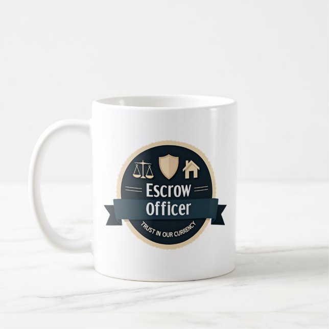 Caneca De Café Confiança É Nossa Moeda – Oficial de Custódia  (Esquerda)