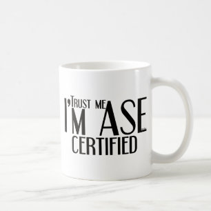 Caneca De Café Confie em mim com a tecnologia automática certifi