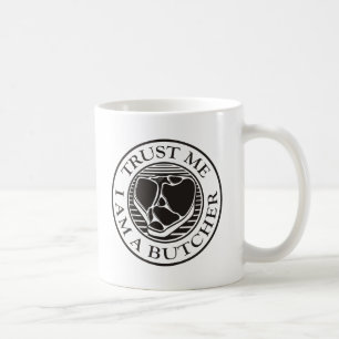 Caneca De Café Confie em mim, eu sou um osso-açougueiro
