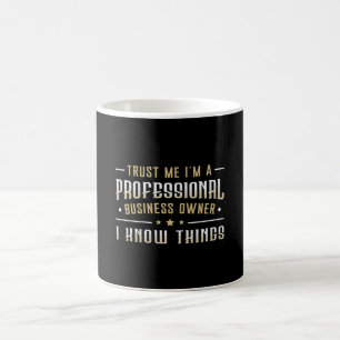 Caneca De Café Confie em mim sou o diretor executivo proprietári