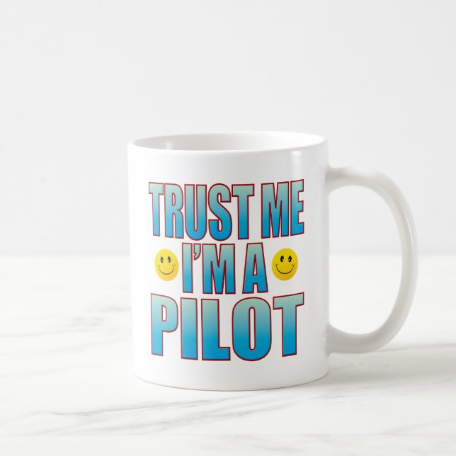 Caneca De Café Confie-me a vida piloto B (Direita)
