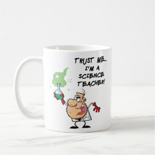 Caneca De Café Confie-me… Eu sou um professor de ciências