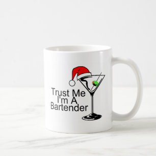 Caneca De Café Confie-me Im um barman Martini