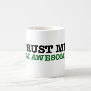 Caneca De Café Confie-me, mim são impressionante (a edição ver