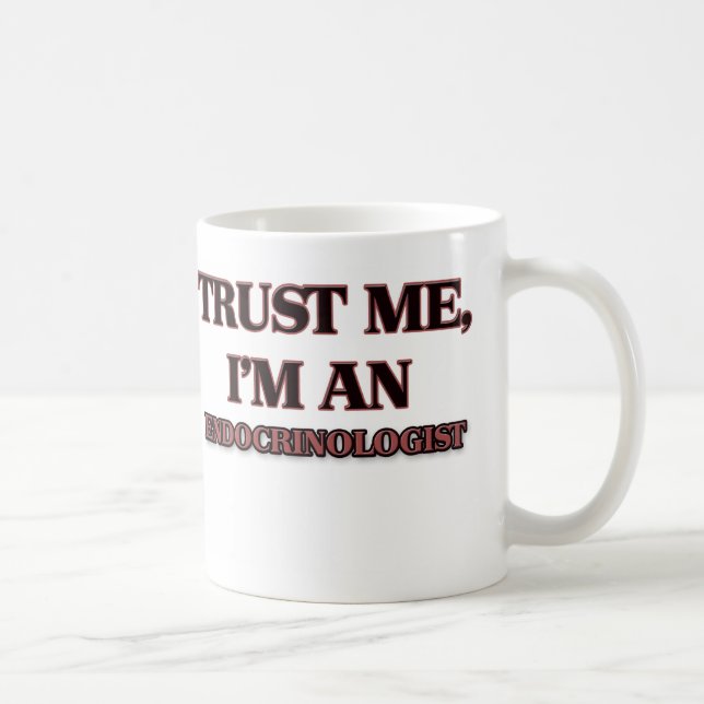 Caneca De Café Confie que eu mim é um endocrinologista (Direita)