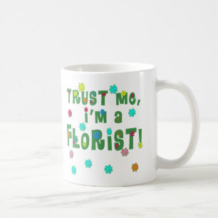 Caneca De Café Confie que eu mim é um florista