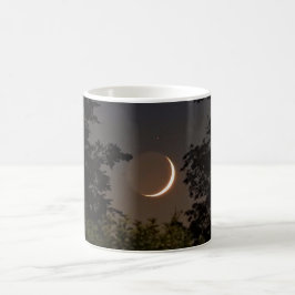 Caneca De Café Configuração da Lua Crescente
