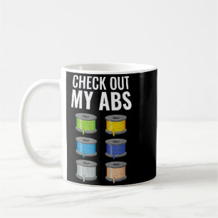 Caneca De Café Confira Meus Abdominais Engraçado Impressão 3D
