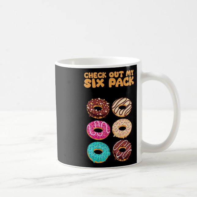 Caneca De Café Confira Minha Força De Seis Pacotes De Gym Engraça (Direita)