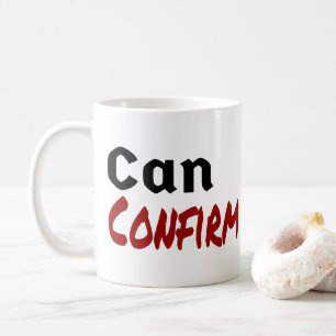 Caneca De Café Confirmar CartaKenny Engraçado Humor Canadá