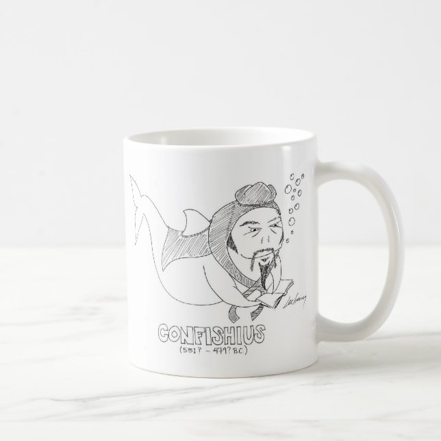 Caneca De Café Confishius (Direita)